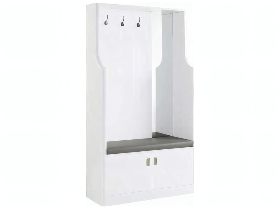White High Gloss Hall Tree