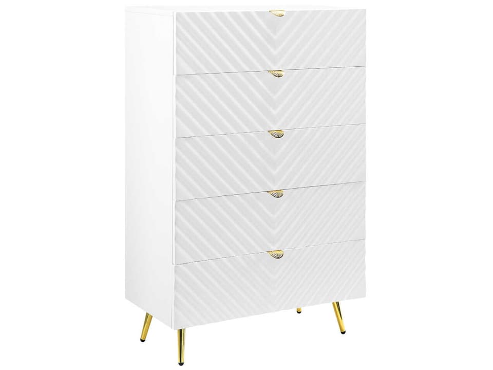Gaines White High Gloss Accent Chest