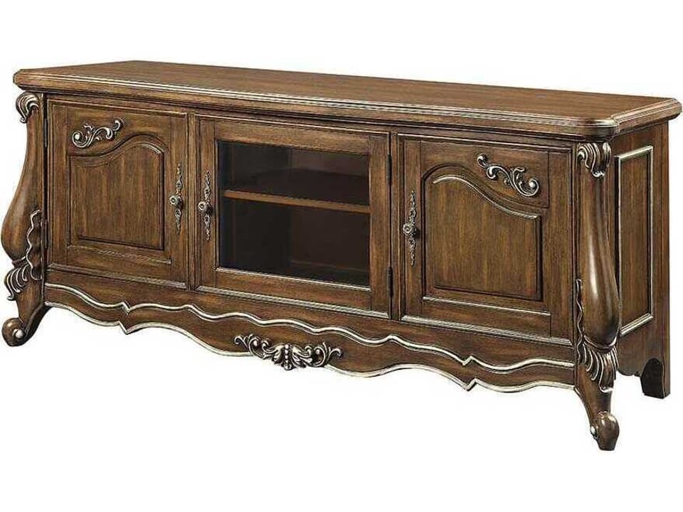 Latisha 75" Poplar Wood Media Console