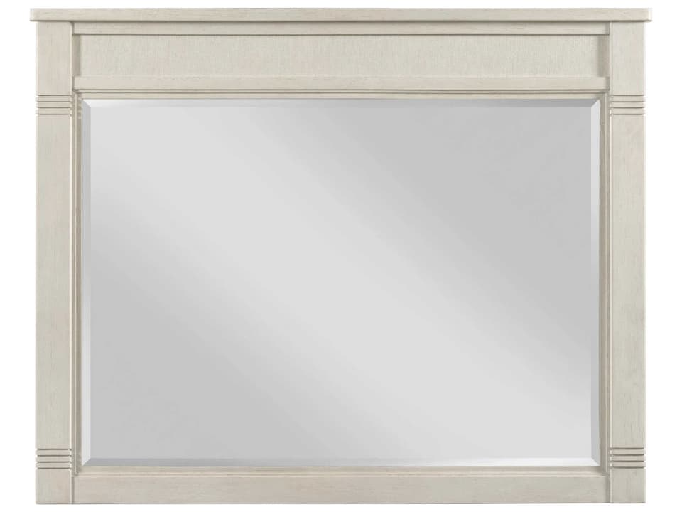 Grand Bay Lewes Landscape Mirror in Egret Finish
