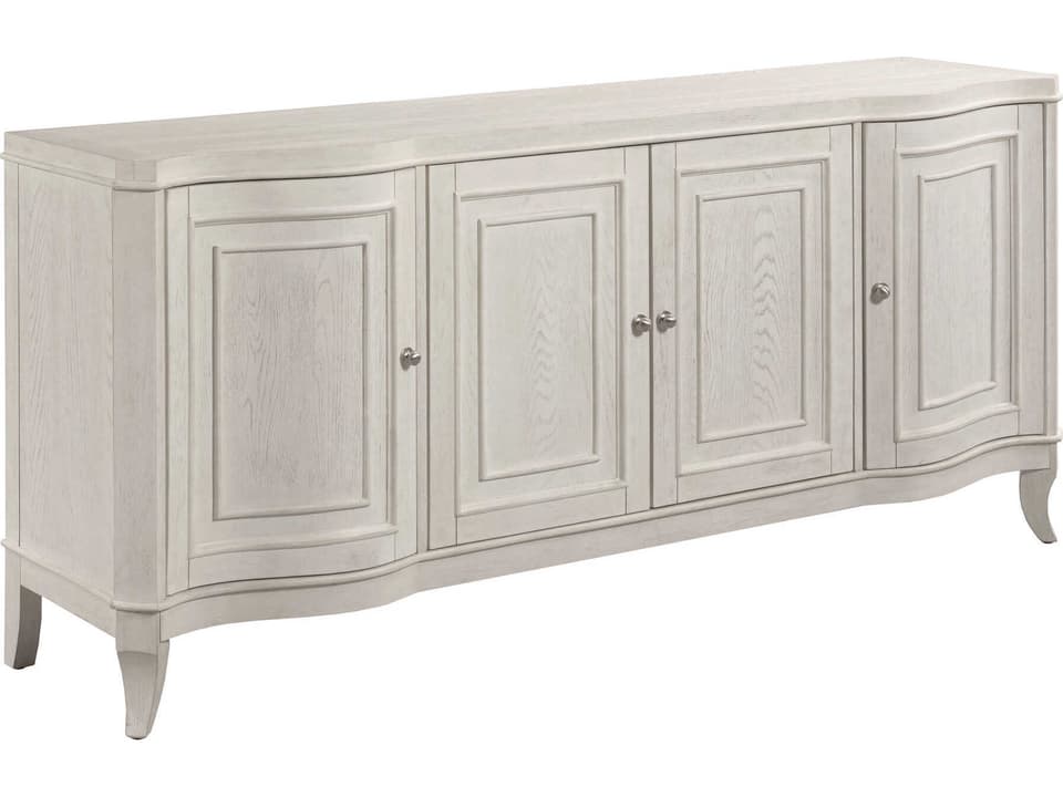Harmony Angeline 74-Inch Entertainment Console in Eggshell White