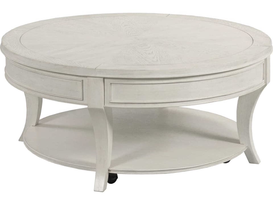 Harmony Marcella Round Coffee Table in Eggshell