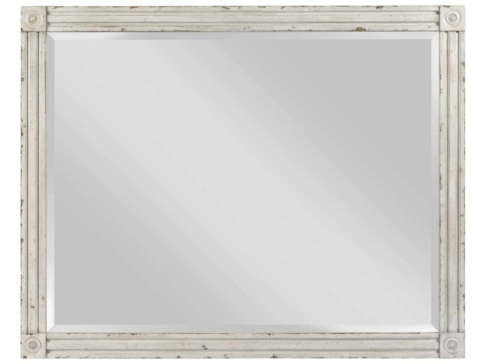Southbury Landscape Mirror in Fossil and Parchment