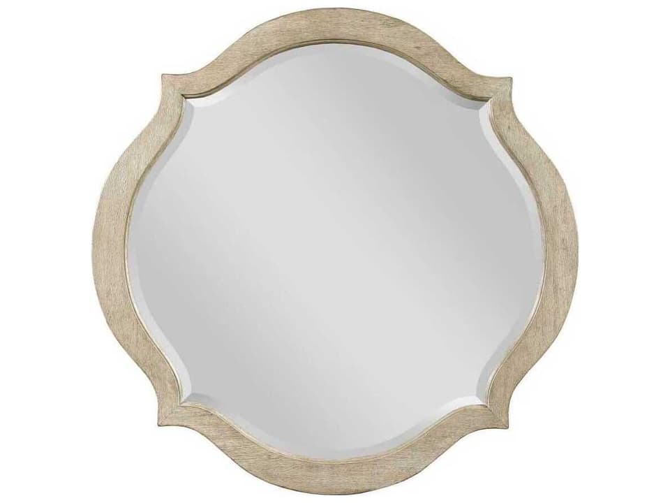 Vista Durant Transitional Accent Mirror in White Oak