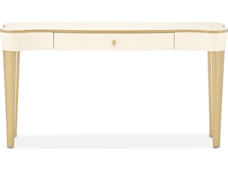 La Terrazza Rectangle Console Table in Creamy Pearl