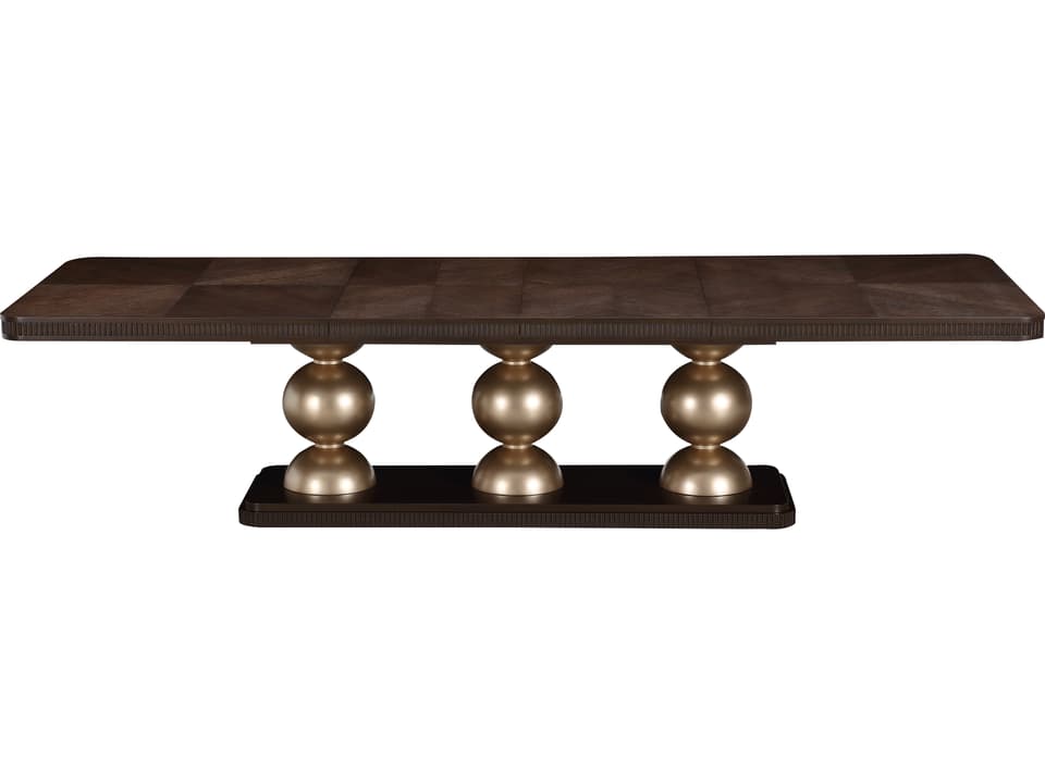 West Kensington Rectangular Extendable Dining Table in Medium Espresso