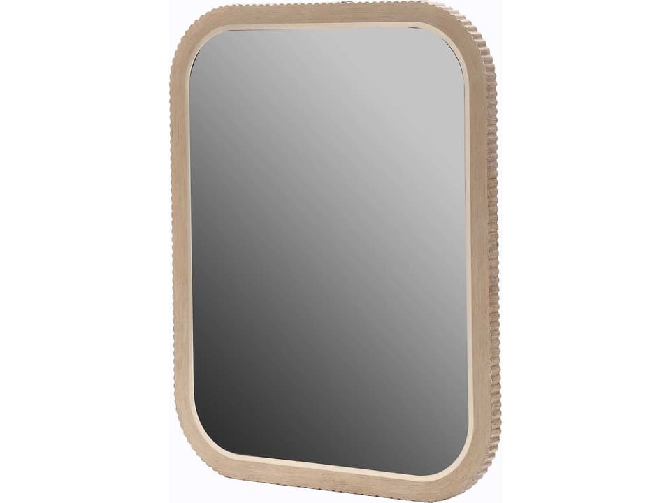 West Kensington Rectangular Vanity Mirror in Sea Salt Caramel