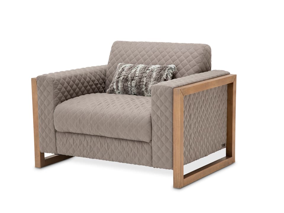 Hudson Ferry Upholstered Chair and a Half in Slate
