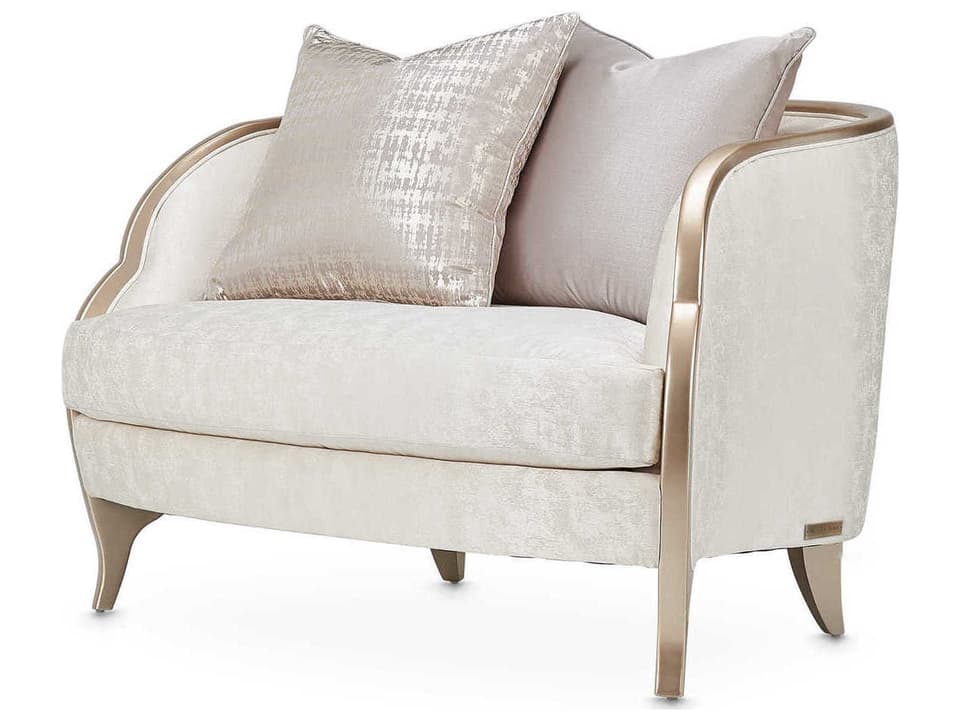Malibu Crest Cloud White Tonal Jacquard Chair and a Half