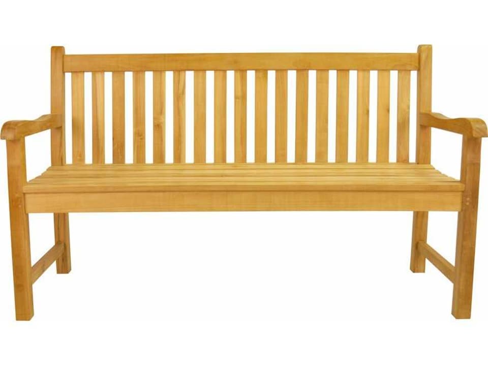 Classic 4-Seater Teak Outdoor Bench