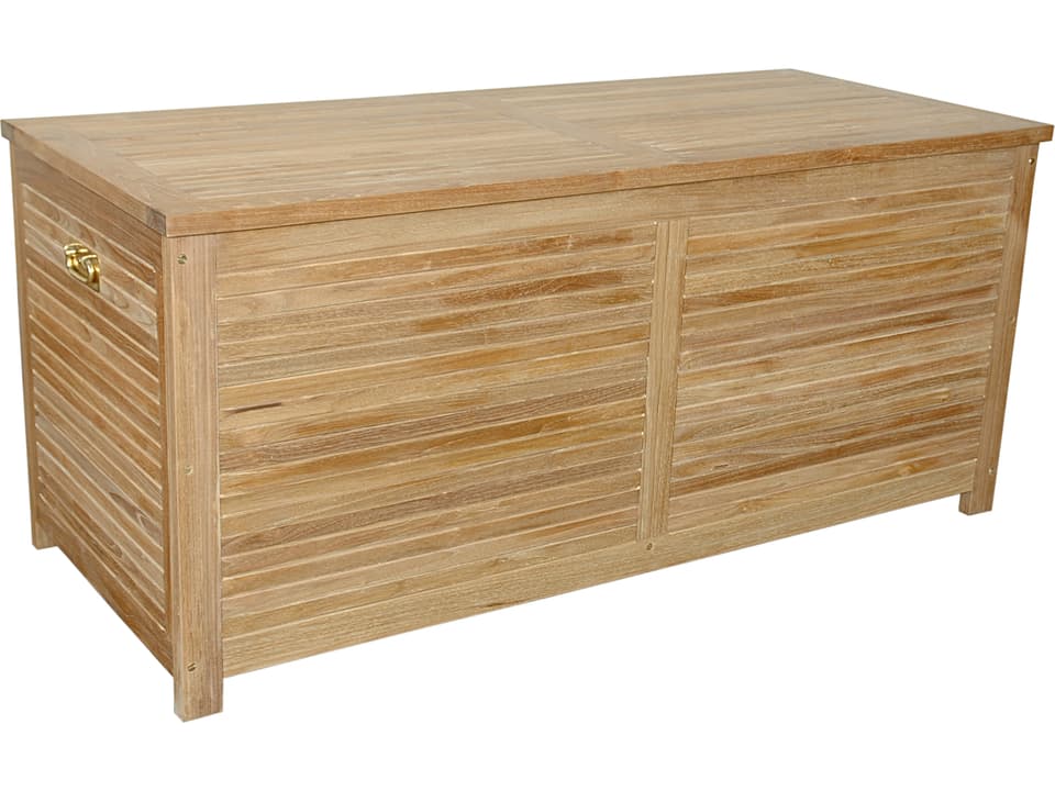 Camrose Large Outdoor Storage Box in Natural Teak