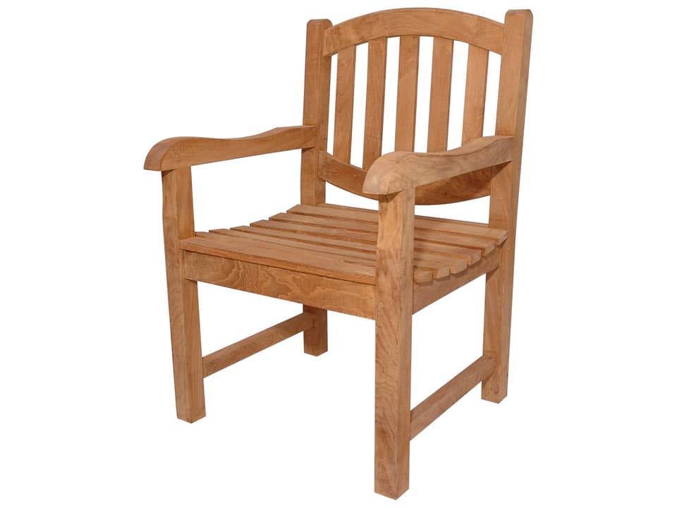Kingston Teak Dining Armchair in Natural