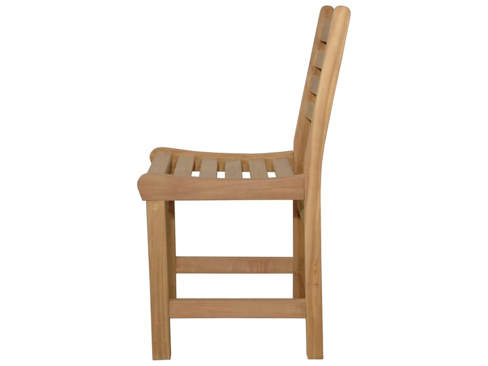 Windham Teak Dining Side Chair in Natural