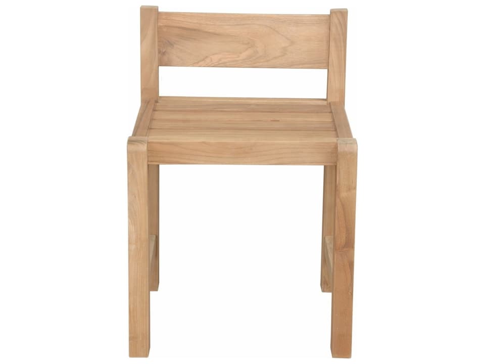Sedona Teak Dining Side Chair in Natural