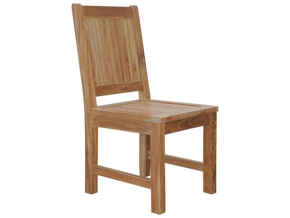 Chester Teak Dining Side Chair in Natural