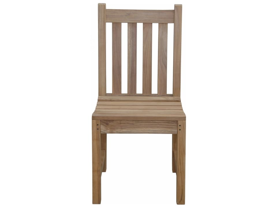 Braxton Teak Dining Side Chair in Natural