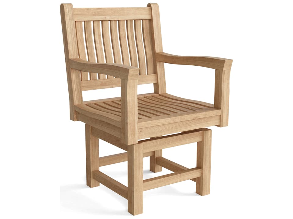 Rialto Rocker Dining Armchair in Natural Teak