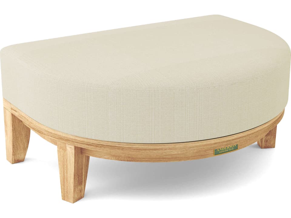 Coronado Deep Seating Teak Outdoor Ottoman