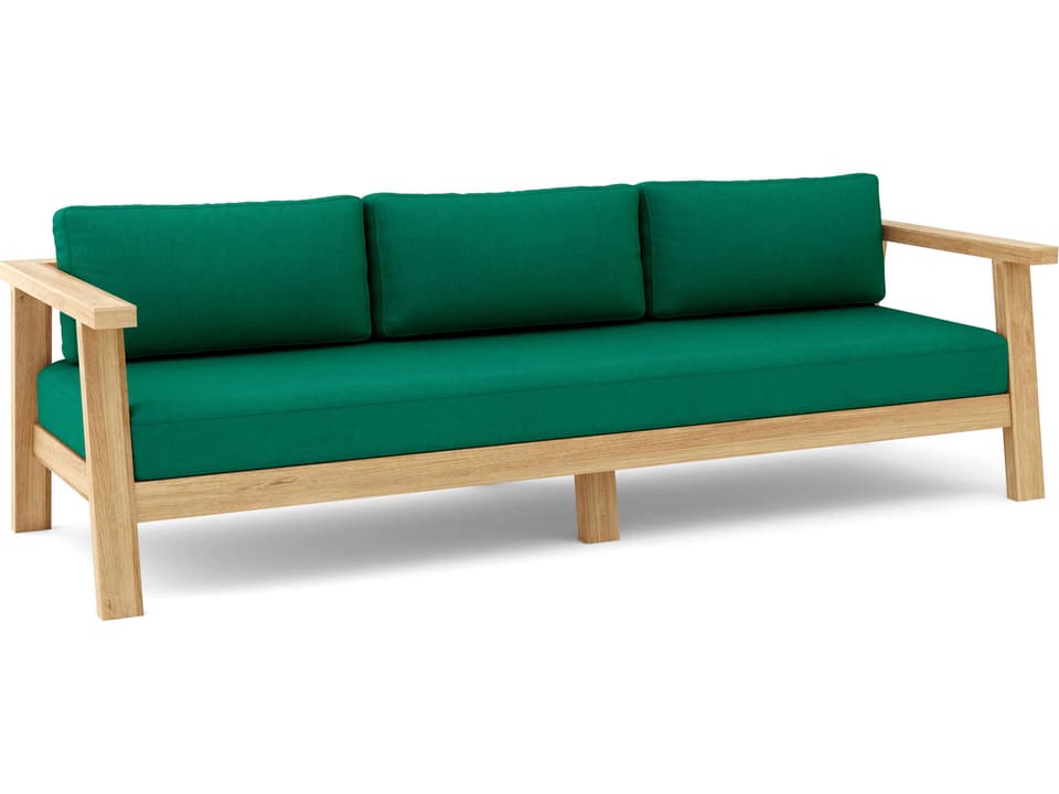 Palermo 3-Seat Deep Seating Teak Outdoor Sofa