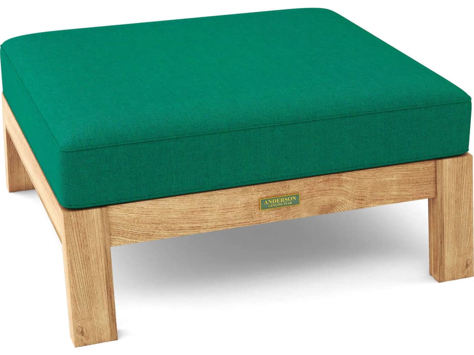 Palermo Deep Seating Outdoor Ottoman with Sunbrella Cushion