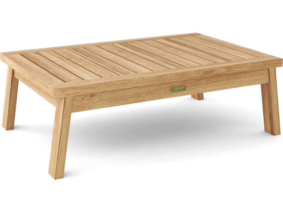 Palermo Rectangular Coffee Table in Natural Teak