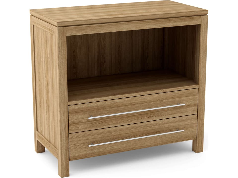 Palermo Solid Teak Outdoor Cabinet in Natural Finish