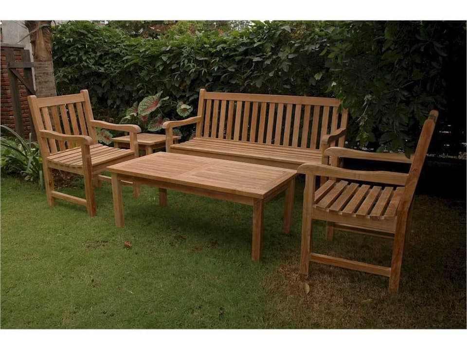 Classic 3-Seater 4-Piece Conversation Set