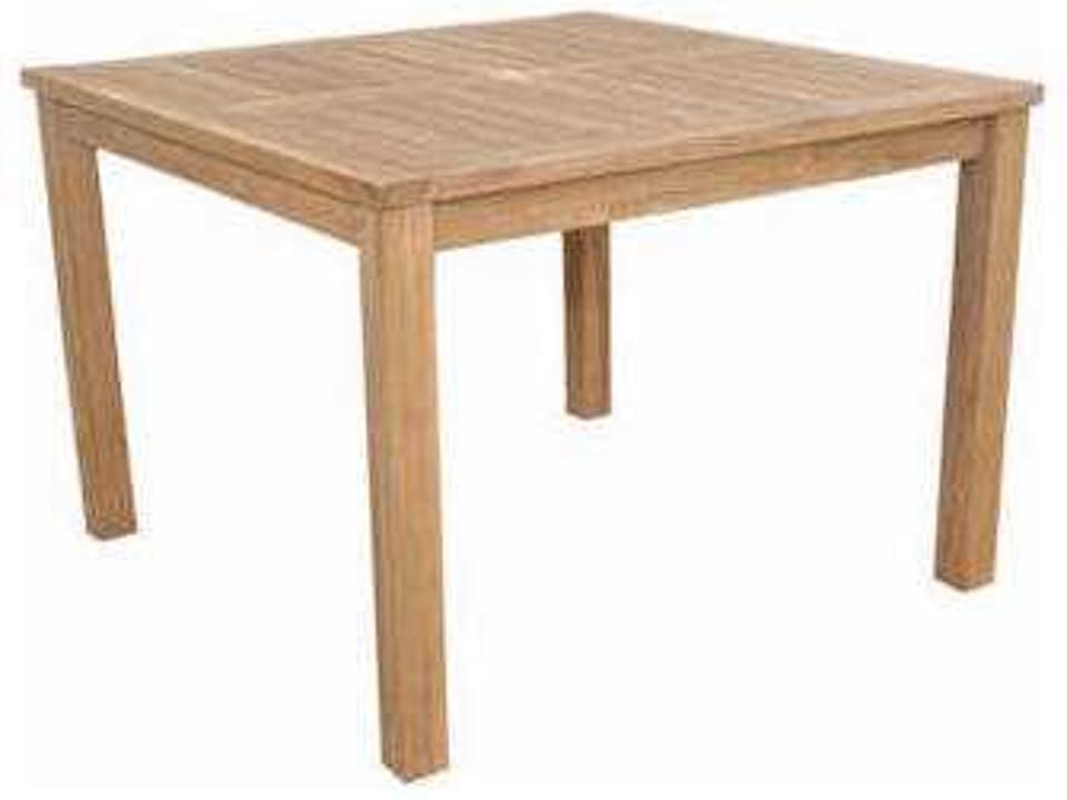 Montage 42-Inch Square Dining Table in Natural Teak