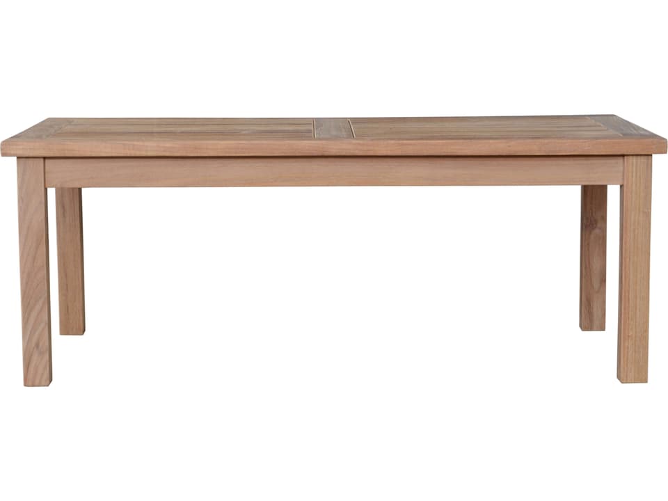 Montage 47-Inch Rectangle Coffee Table in Natural Teak