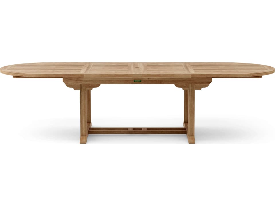 Bahama 117 Inch Oval Double Extension Dining Table