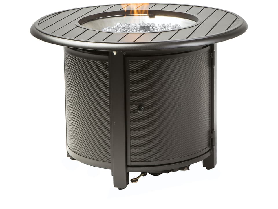 Bay Ridge 36-Inch Round Liquid Propane Fire Pit Table Blacksmith