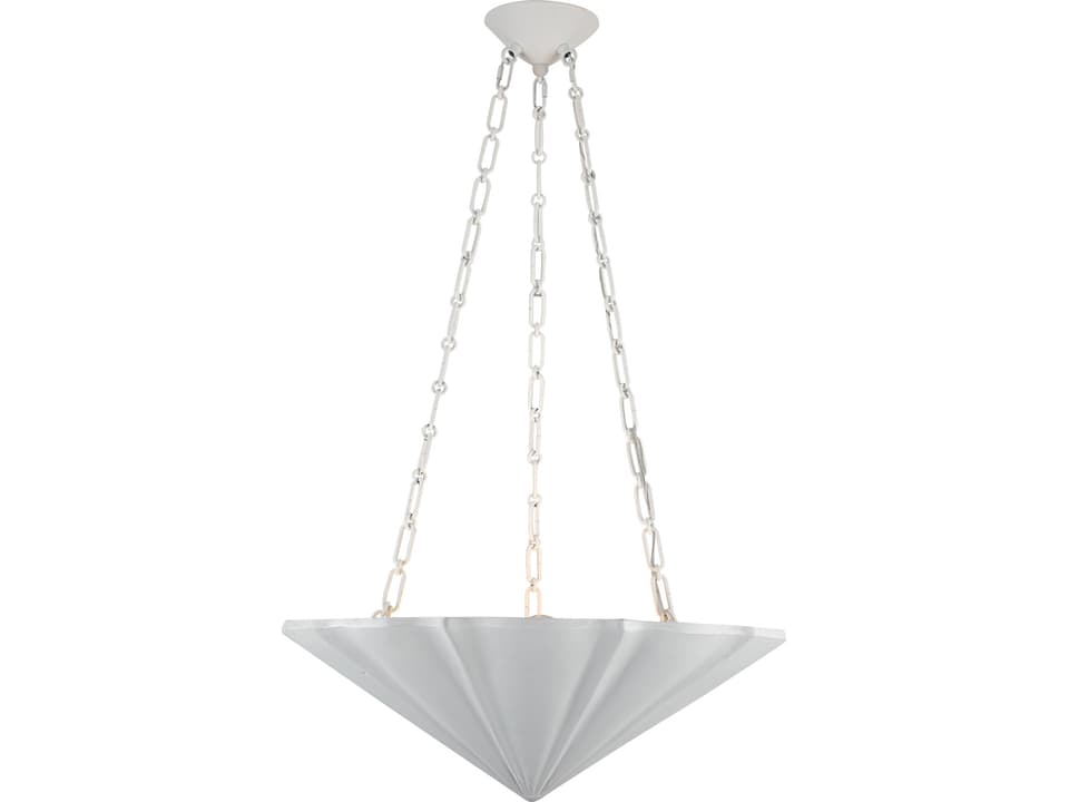 3-Light Martine Chandelier in Antique White