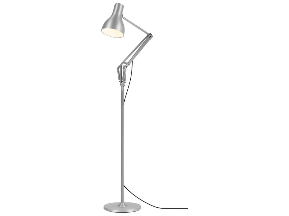 Artemide Tolomeo Basculante Terra Floor Lamp – Polished Aluminum