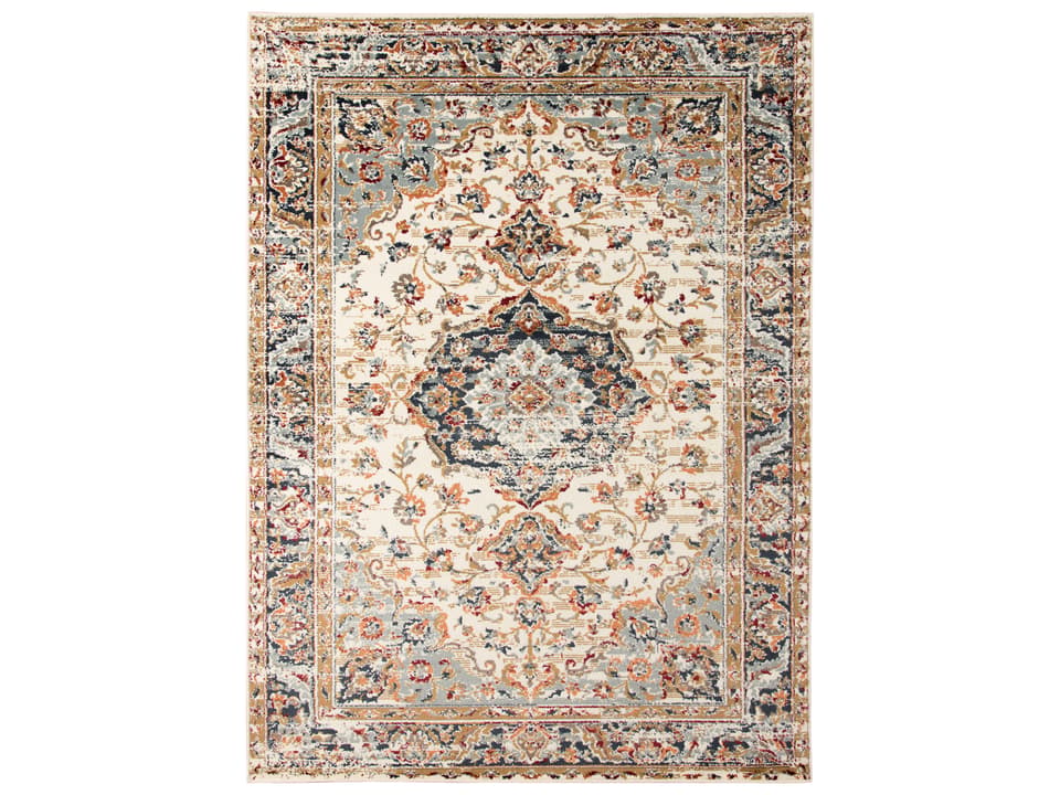 Allure Lanette Ivory Power-Loomed Polypropylene Area Rug