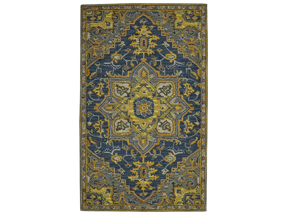 Boho Hand-Tufted Wool Blend Bohemian Area Rug