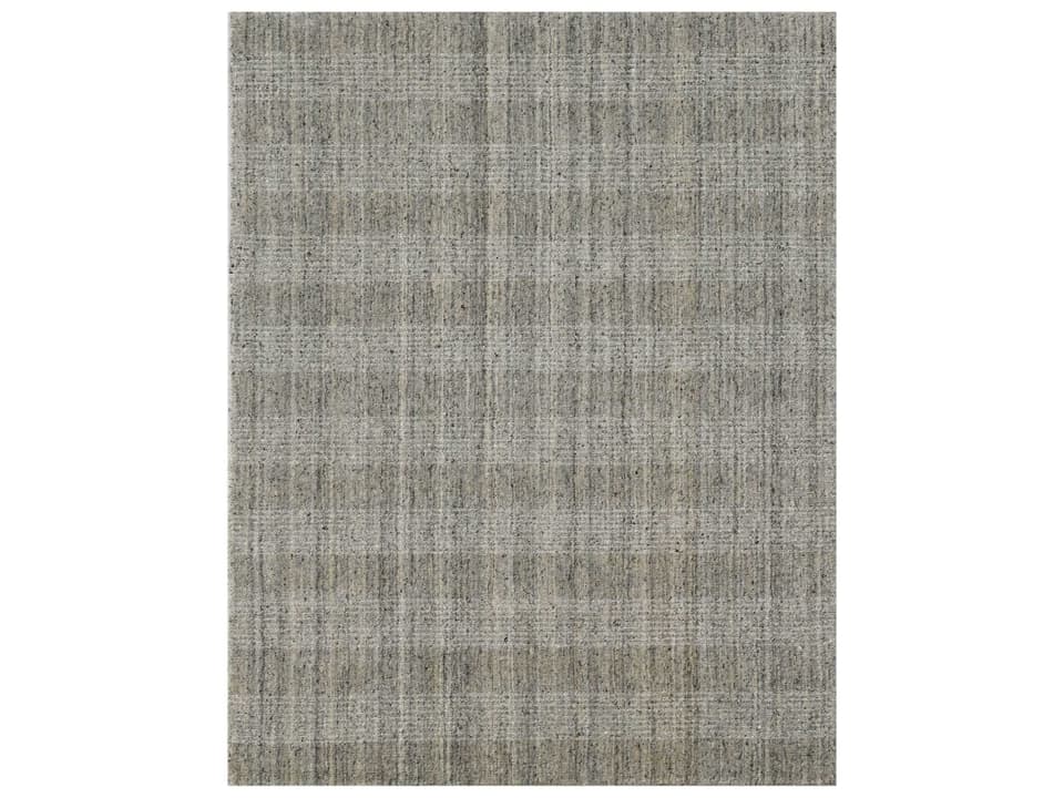 Brooklyn Hand-Woven Wool and Viscose Area Rug Beige