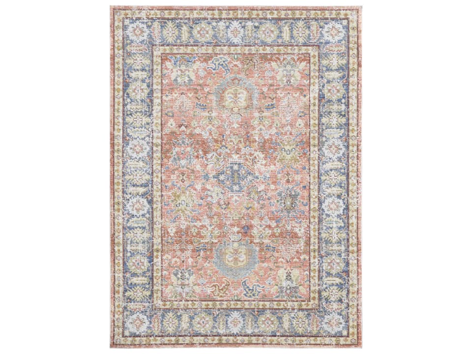 Century CEN16 Vintage Power-Loomed Area Rug in Living Coral