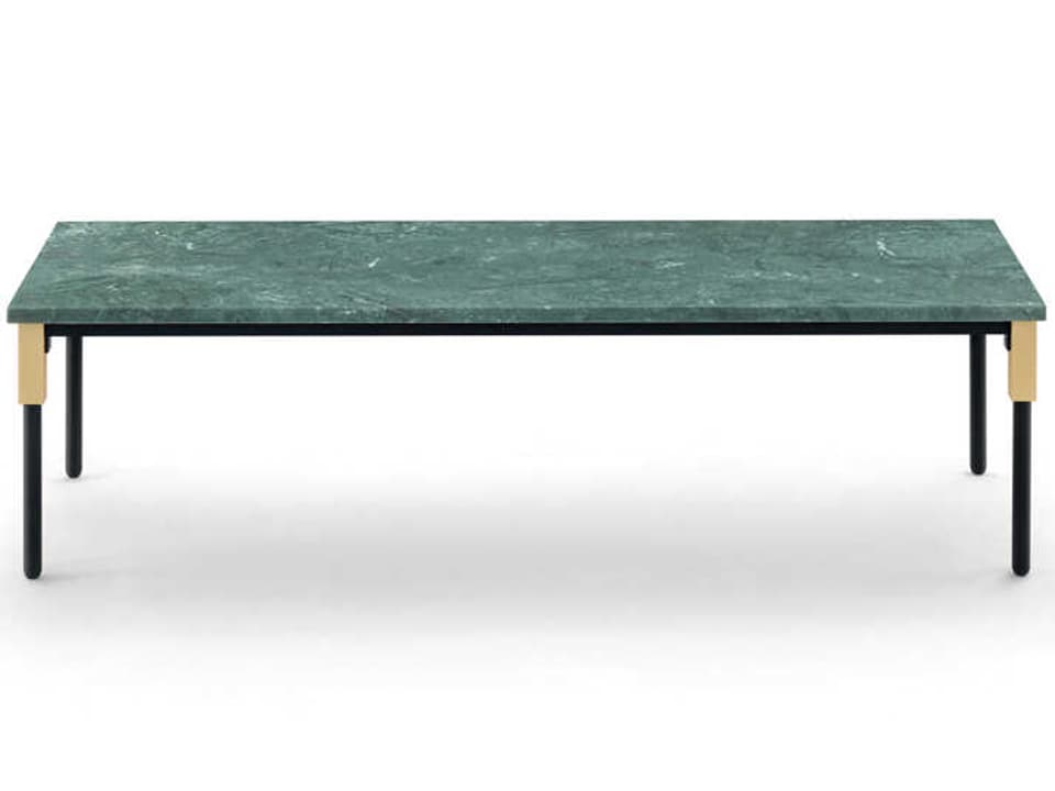 Match Rectangular Marble Coffee Table