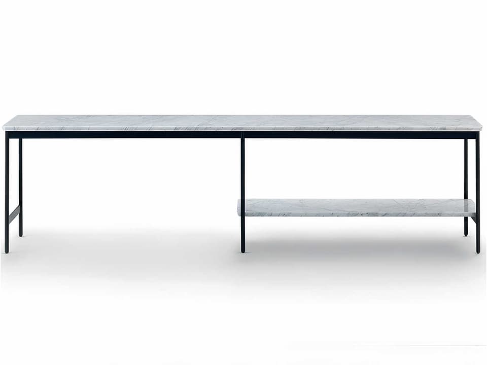 Capilano Rectangular Marble Console Table