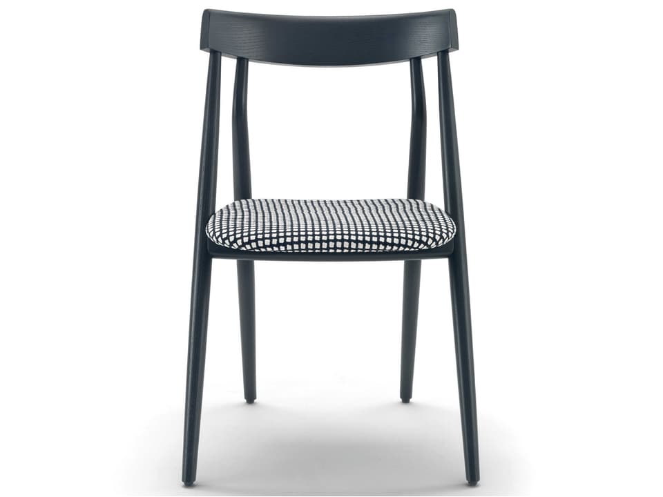 Lizzy Ash Wood Natural Upholstered Armless Dining Chair