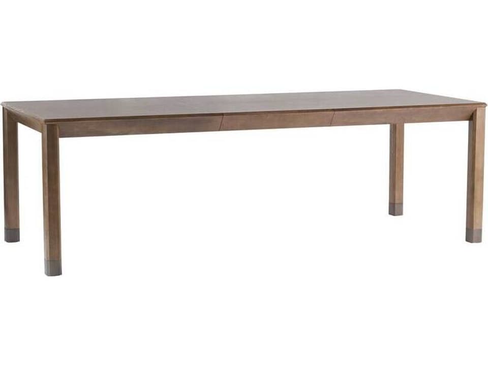 Arteriors Springer Dining Table Tortoise Oak Veneer Extendable