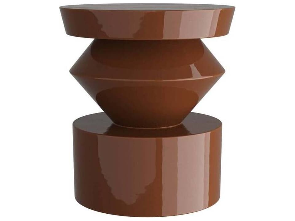 Uma Accent Table Paprika Fiberglass
