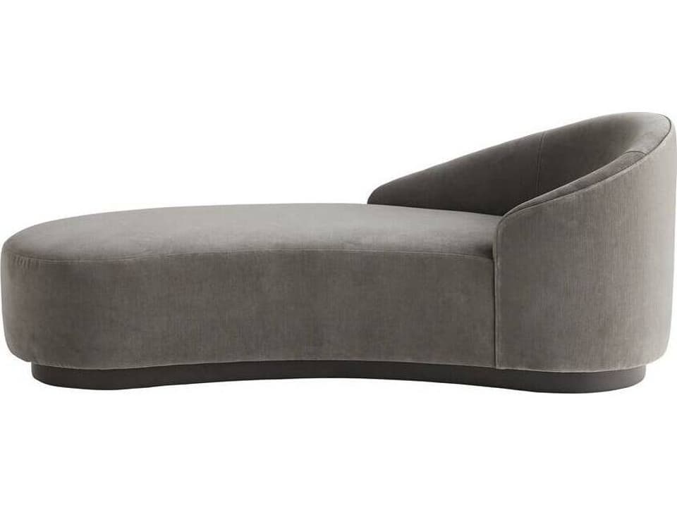 Turner Sharkskin Velvet Left Arm Chaise Lounge