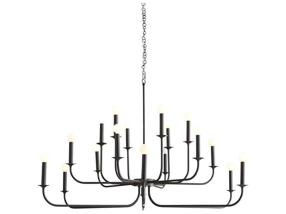 18-Light Breck Chandelier in Bronze Finish