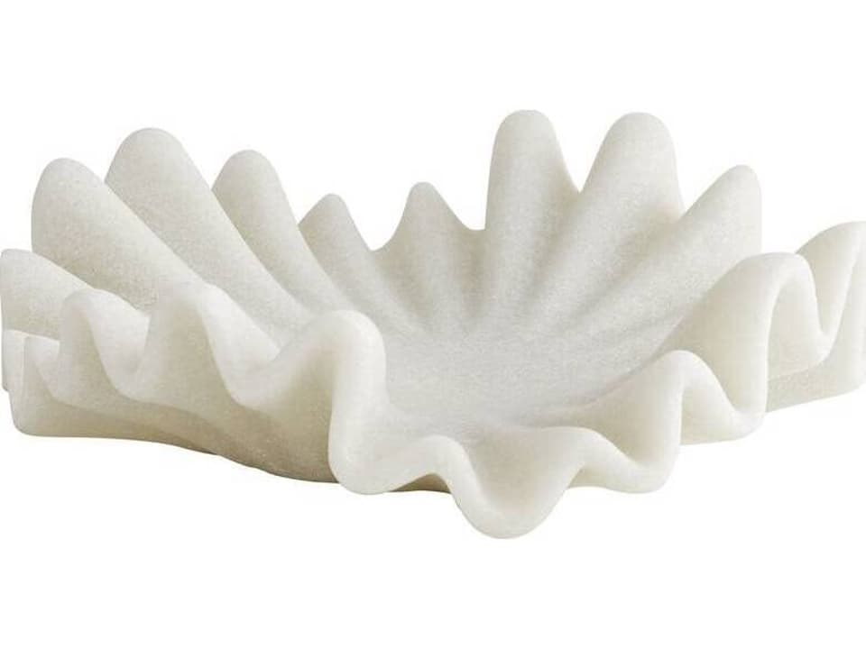 Flora Ricestone Centerpiece in Ivory