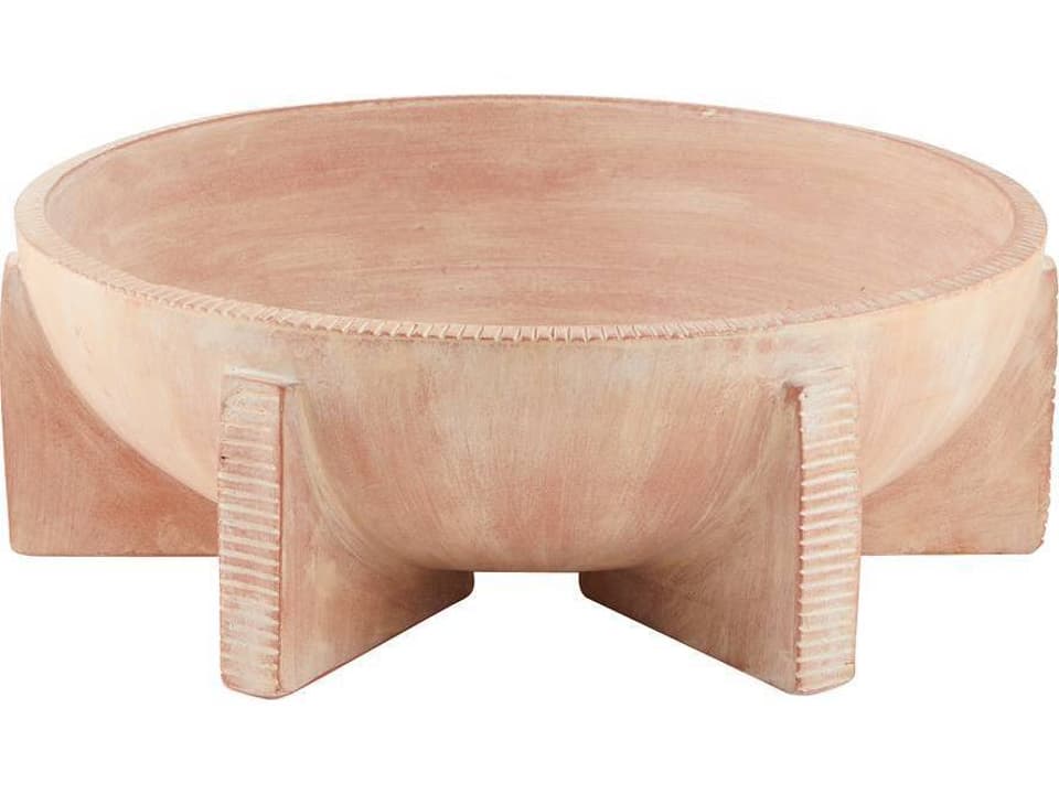 Edinburgh Terracotta Planter with White Wash Finish