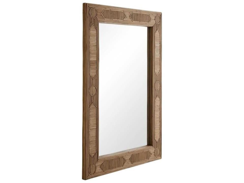 Madeline Natural Rattan Rectangular Wall Mirror