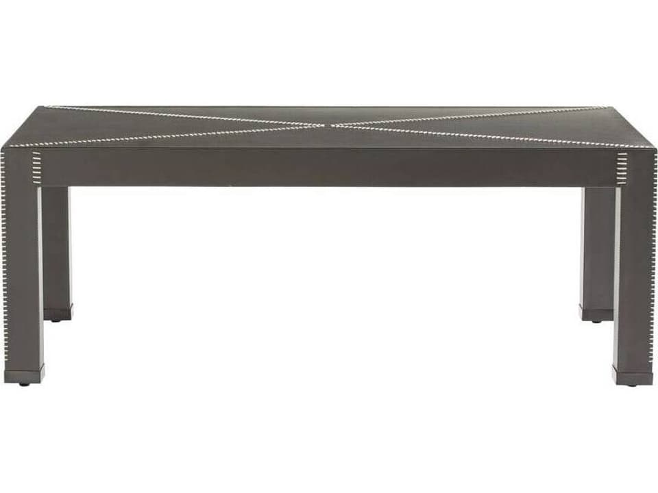 Arteriors Hidalgo Leather Cocktail Table Modern