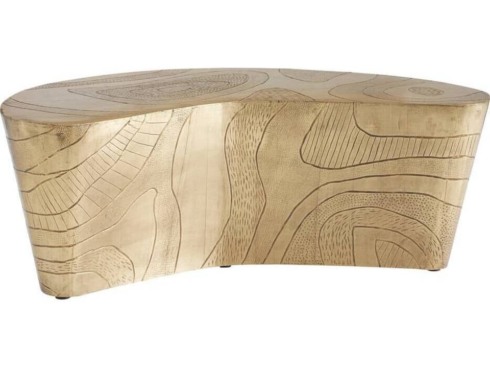 Glasgow Coffee Table Antique Brass