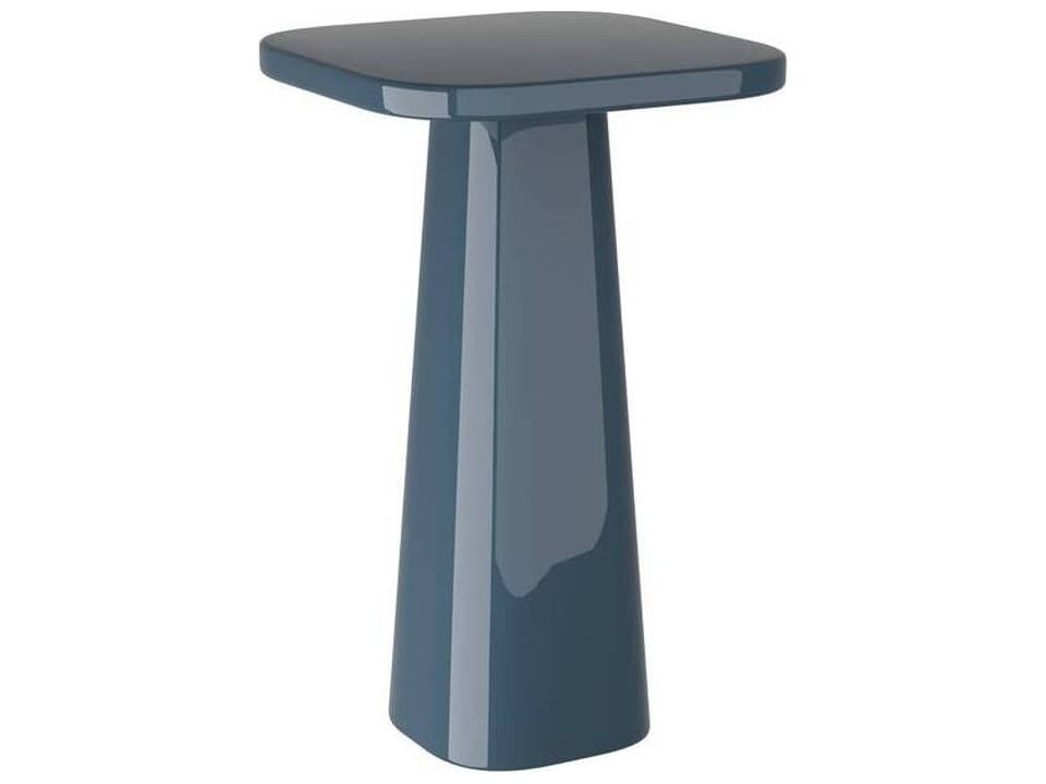 Blythe Rectangular Fiberglass Navy End Table